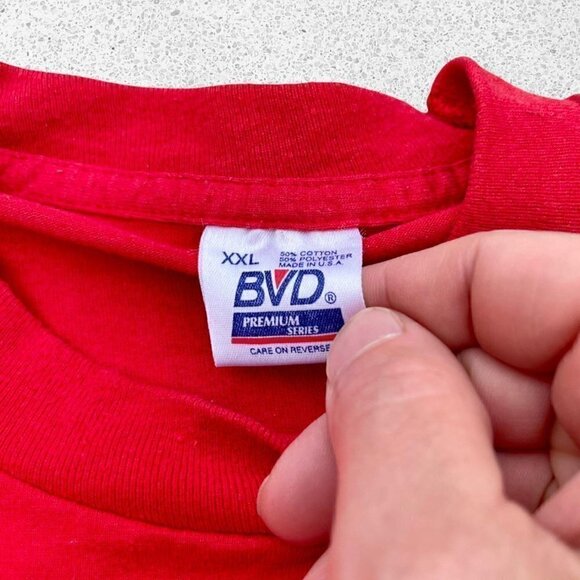 LilSadPapi Vintage SINGLE STITCH Shirt red yellow streetwear - Picture 3 of 5